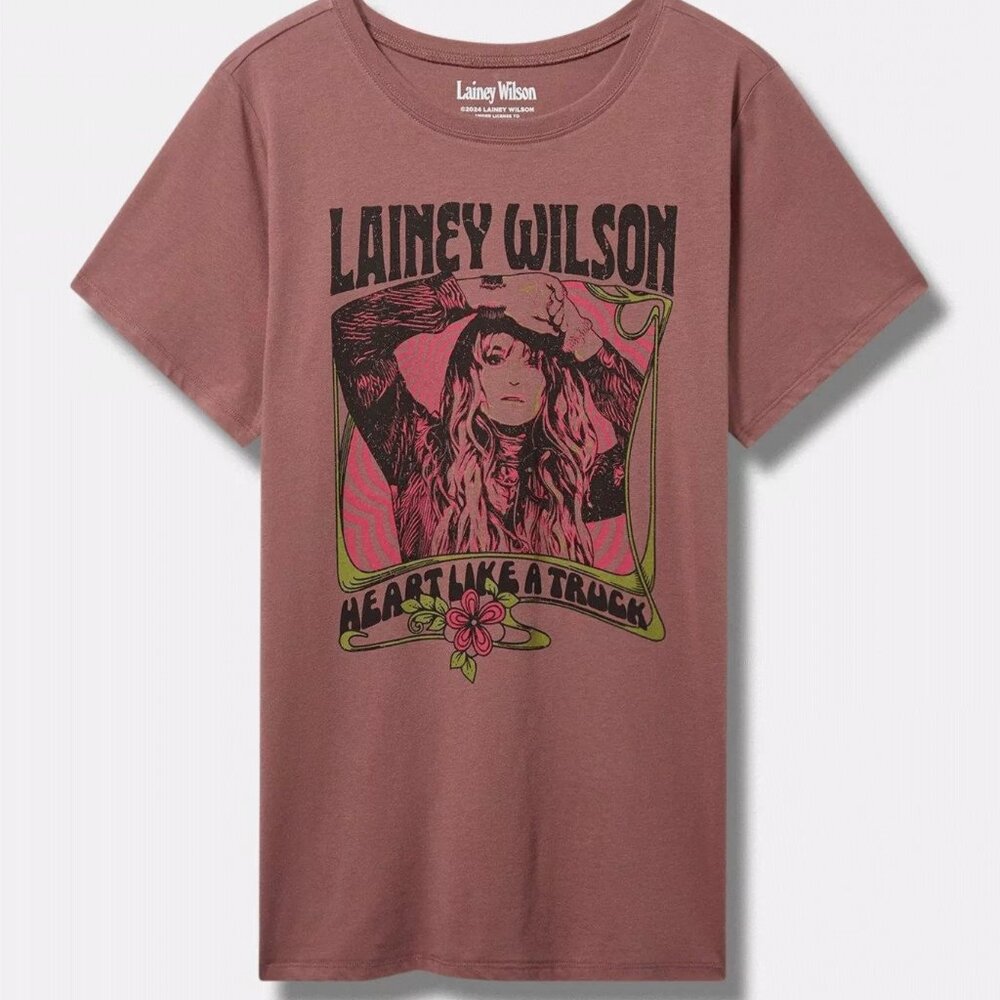 Torrid Lainey Wilson Classic Fit Cotton Crew Tee Size 2
